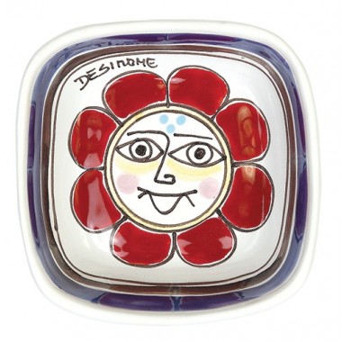 Posacenere Folk sole ceramiche de simone PC302FFK-1 Posacenere Folk sole ceramiche de simone PC302FFK-1